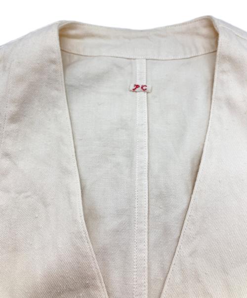 Porter Classic（ポータークラシック）Porter Classic (ポータークラシック) Porter Classic ジレ アイボリー サイズ:Lの古着・服飾アイテム