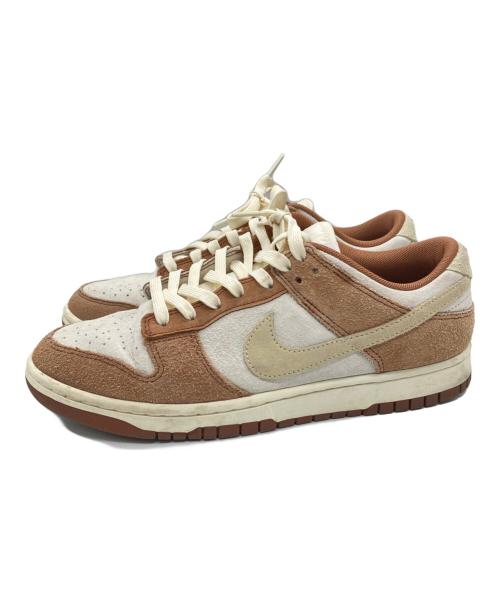 NIKE（ナイキ）NIKE (ナイキ) DUNK LOW PRM Medium Curry アイボリー×ブラウン サイズ:27の古着・服飾アイテム