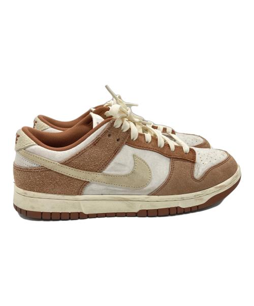NIKE（ナイキ）NIKE (ナイキ) DUNK LOW PRM Medium Curry アイボリー×ブラウン サイズ:27の古着・服飾アイテム