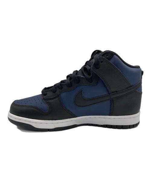 NIKE（ナイキ）NIKE (ナイキ) FRAGMENT (フラッグメント) DUNK HIGH ”Tokyo” ネイビー×ブラック サイズ:27の古着・服飾アイテム