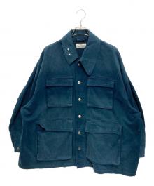 FOLL（フォル）の古着「faded cotton cocoon blouson」｜ネイビー
