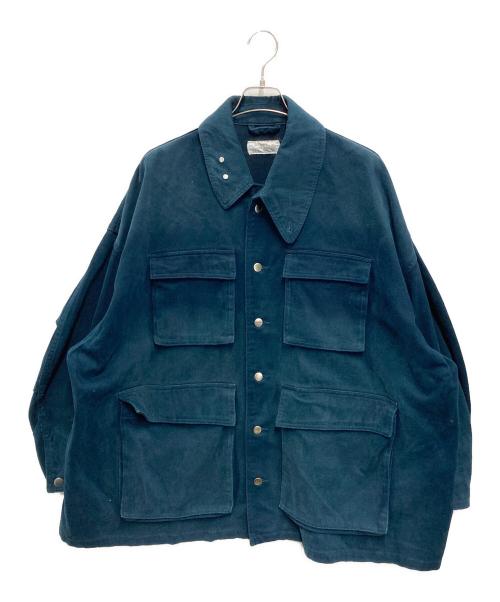 FOLL（フォル）FOLL (フォル) faded cotton cocoon blouson ネイビー サイズ:FREEの古着・服飾アイテム
