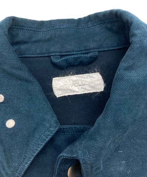 FOLL（フォル）FOLL (フォル) faded cotton cocoon blouson ネイビー サイズ:FREEの古着・服飾アイテム