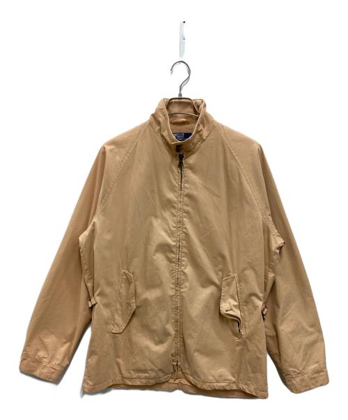 POLO RALPH LAUREN（ポロ・ラルフローレン）POLO RALPH LAUREN (ポロ・ラルフローレン) ハリントンジャケット ベージュ サイズ:Lの古着・服飾アイテム