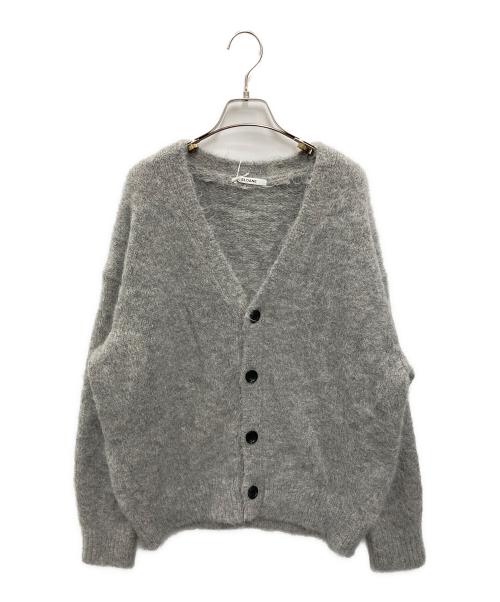 SLOANE（スローン）SLOANE (スローン) 3G天竺アルパカxウール Vネックカーディガン グレー サイズ:4の古着・服飾アイテム
