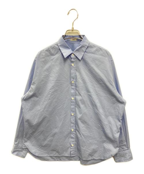 IENA（イエナ）IENA (イエナ) T/C タイ付きプレーンシャツ ブルー サイズ:FREEの古着・服飾アイテム