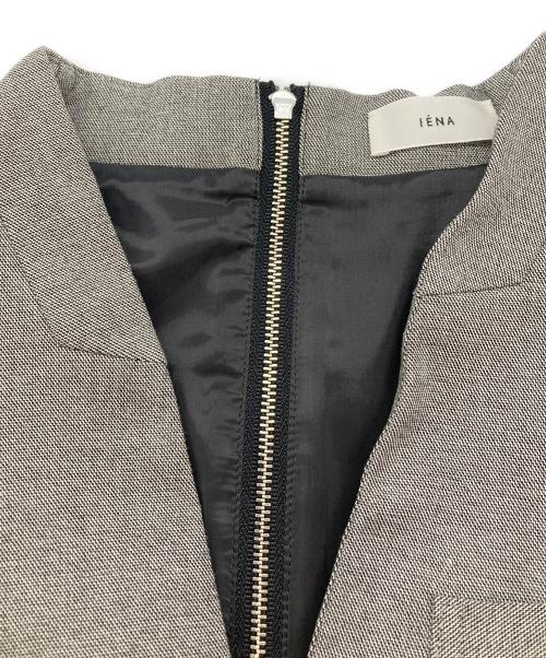 IENA（イエナ）IENA (イエナ) ウォッシャブル ジャケットドレス グレー サイズ:36の古着・服飾アイテム