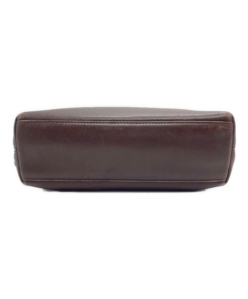 COACH（コーチ）COACH (コーチ) レザーショルダーバッグ　 ブラウンの古着・服飾アイテム