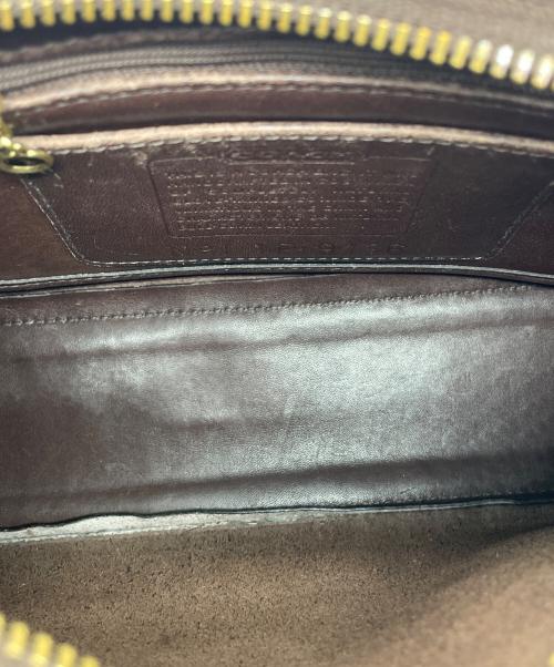 COACH（コーチ）COACH (コーチ) レザーショルダーバッグ　 ブラウンの古着・服飾アイテム