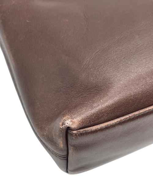 COACH（コーチ）COACH (コーチ) レザーショルダーバッグ　 ブラウンの古着・服飾アイテム