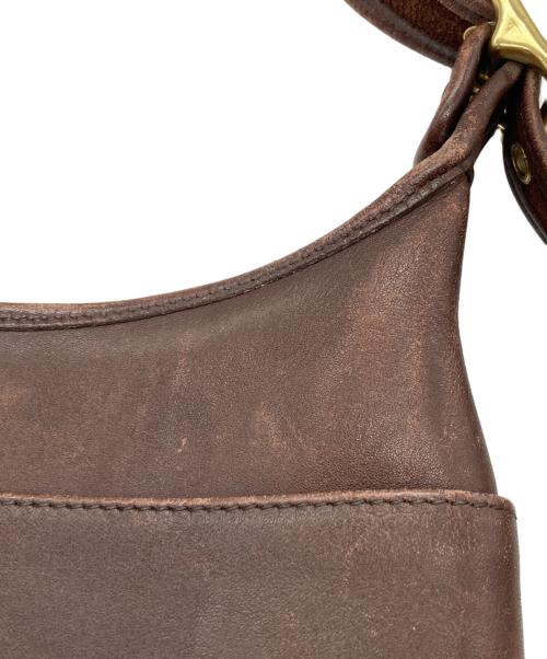 COACH（コーチ）COACH (コーチ) レザーショルダーバッグ　 ブラウンの古着・服飾アイテム
