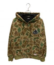 X-LARGE（エクストララージ）の古着「OLD OG HOODED WORK JACKET」｜オリーブ