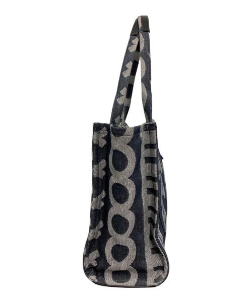 MARC JACOBS（マークジェイコブス）MARC JACOBS (マークジェイコブス) モノグラムデニムトートバッグ インディゴの古着・服飾アイテム
