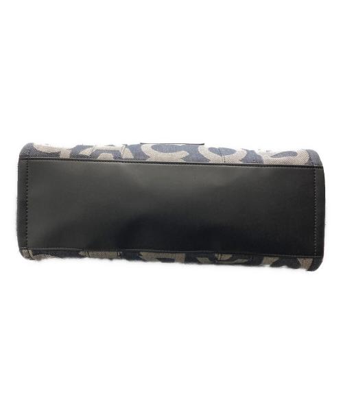MARC JACOBS（マークジェイコブス）MARC JACOBS (マークジェイコブス) モノグラムデニムトートバッグ インディゴの古着・服飾アイテム