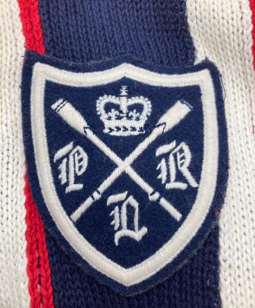 POLO RALPH LAUREN（ポロ・ラルフローレン）POLO RALPH LAUREN (ポロ・ラルフローレン) ストライプロングカーディガン ネイビー×ホワイト サイズ:XS 未使用品の古着・服飾アイテム