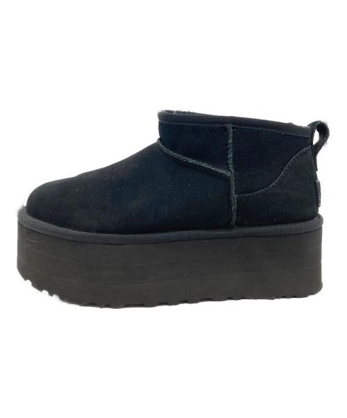 UGG（アグ）UGG (アグ) クラシック ウルトラ ミニ プラットフォーム ブラック サイズ:22cmの古着・服飾アイテム