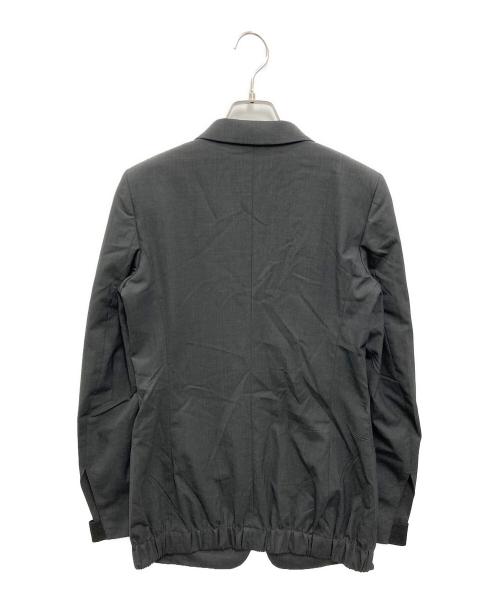 PRADA SPORTS（プラダスポーツ）PRADA SPORTS (プラダスポーツ) リブ テーラードジャケット グレー サイズ:40の古着・服飾アイテム