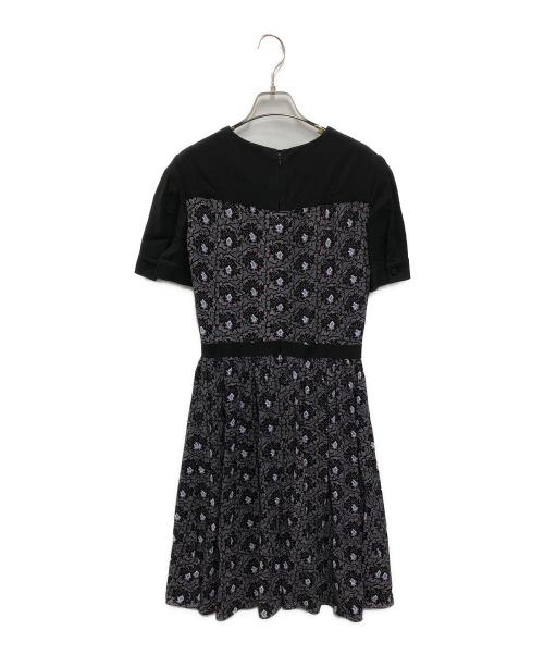 PRADA（プラダ）PRADA (プラダ) 花柄ワンピース ブラック サイズ:40の古着・服飾アイテム