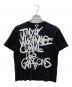 JUNYA WATANABE COMME des GARCONS（(ジュンヤワタナベ コムデギャルソン）の古着「プリントTシャツ」｜ブラック