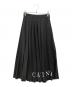 DOS DIOSAS（ドスディオサス）の古着「刺繍プリーツスカート」｜ブラック