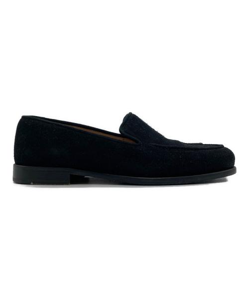 STUBBS WOOTTON（スタブス アンド ウートン）STUBBS WOOTTON (スタブス アンド ウートン) スウェードローファー ブラック サイズ:8の古着・服飾アイテム