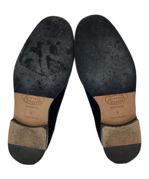 STUBBS WOOTTON（スタブス アンド ウートン）STUBBS WOOTTON (スタブス アンド ウートン) スウェードローファー ブラック サイズ:8の古着・服飾アイテム