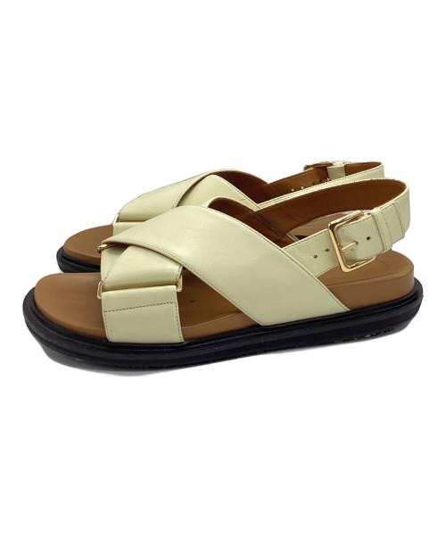 MARNI（マルニ）MARNI (マルニ) FUSSBETT サンダル ベージュ サイズ:39の古着・服飾アイテム