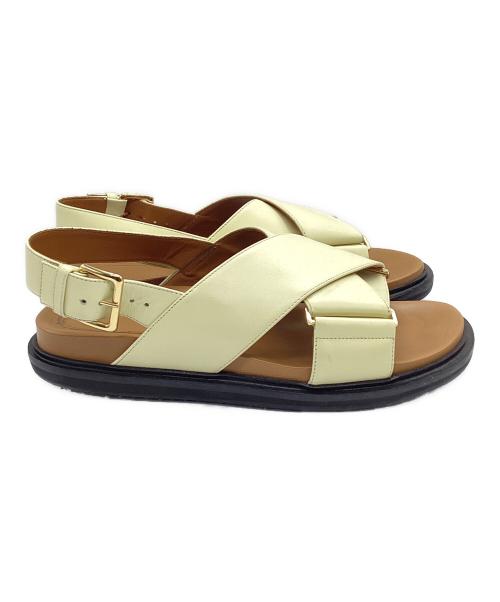 MARNI（マルニ）MARNI (マルニ) FUSSBETT サンダル ベージュ サイズ:39の古着・服飾アイテム