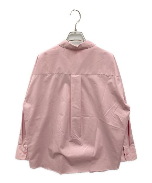 Aimeine（エメイン）aimeine (エメイン) ローズリボンベーシックシャツ ピンク サイズ:FREEの古着・服飾アイテム