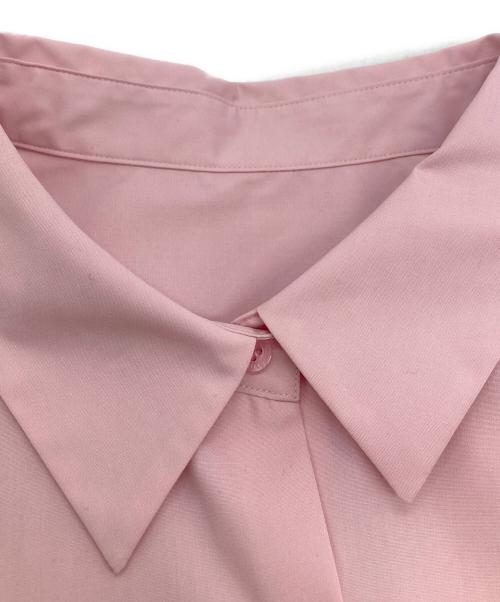 Aimeine（エメイン）aimeine (エメイン) ローズリボンベーシックシャツ ピンク サイズ:FREEの古着・服飾アイテム