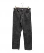 LEVI'Sリーバイス）の古着「【古着】先染め501デニムパンツ」｜ブラック