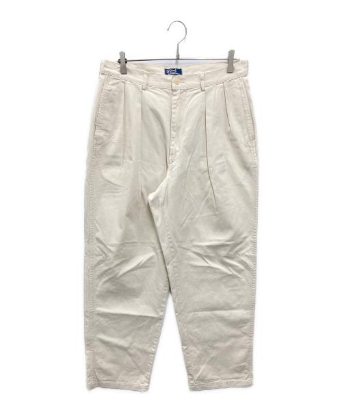 POLO RALPH LAUREN（ポロ・ラルフローレン）POLO RALPH LAUREN (ポロ・ラルフローレン) 【古着】2タックチノパン アイボリー サイズ:34の古着・服飾アイテム