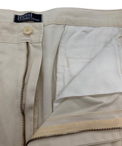 POLO RALPH LAUREN（ポロ・ラルフローレン）POLO RALPH LAUREN (ポロ・ラルフローレン) 【古着】2タックチノパン アイボリー サイズ:34の古着・服飾アイテム