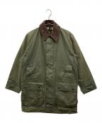 Barbourバブアー）の古着「BORDER OIL COAT」｜オリーブ