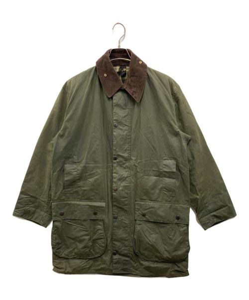 Barbour（バブアー）Barbour (バブアー) BORDER OIL COAT オリーブ サイズ:実寸参照の古着・服飾アイテム