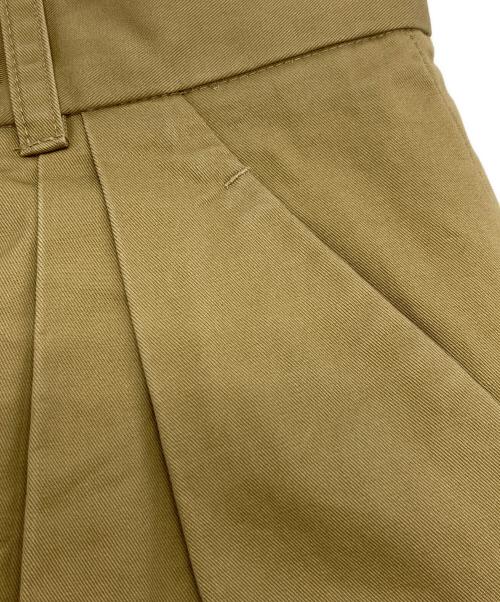 TODAYFUL（トゥデイフル）TODAYFUL (トゥデイフル) Tuck Tapered Trousers ベージュ サイズ:SIZE 38の古着・服飾アイテム
