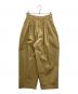 TODAYFUL（トゥデイフル）の古着「Tuck Tapered Trousers」｜ベージュ