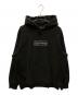 Supreme（シュプリーム）の古着「Chalk Logo Hooded Sweatshirt」｜ブラック