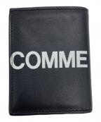 COMME des GARCONSコムデギャルソン）の古着「HUGE LOGO WALLET」｜ブラック
