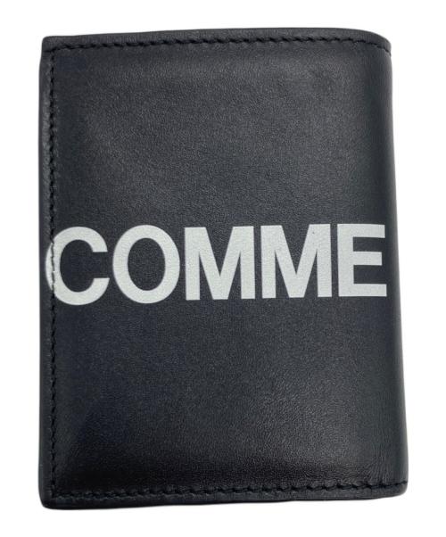 COMME des GARCONS（コムデギャルソン）COMME des GARCONS (コムデギャルソン) HUGE LOGO WALLET ブラックの古着・服飾アイテム