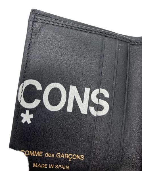 COMME des GARCONS（コムデギャルソン）COMME des GARCONS (コムデギャルソン) HUGE LOGO WALLET ブラックの古着・服飾アイテム