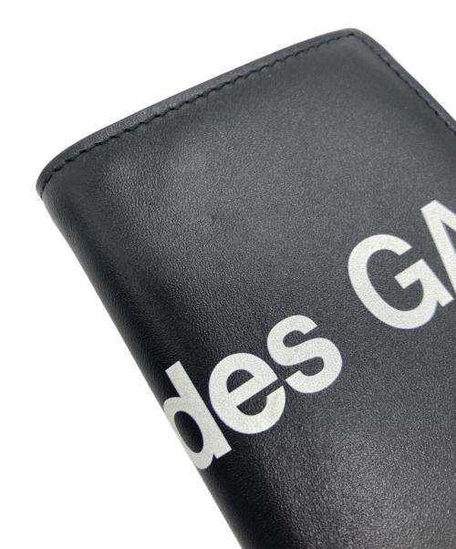 COMME des GARCONS（コムデギャルソン）COMME des GARCONS (コムデギャルソン) HUGE LOGO WALLET ブラックの古着・服飾アイテム