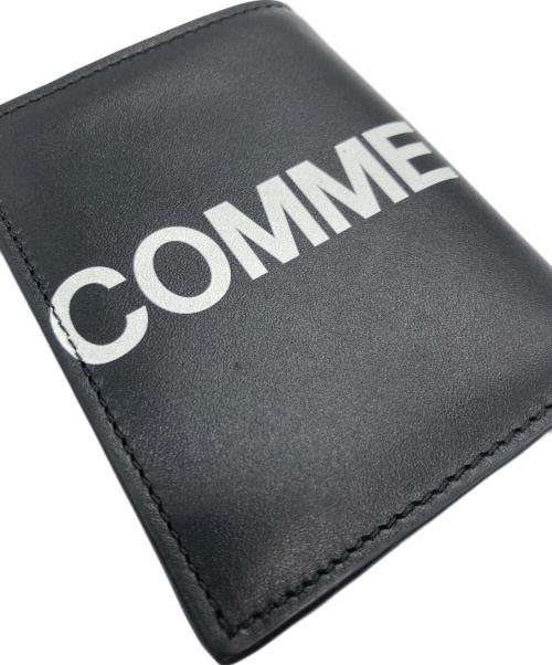 COMME des GARCONS（コムデギャルソン）COMME des GARCONS (コムデギャルソン) HUGE LOGO WALLET ブラックの古着・服飾アイテム