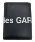 COMME des GARCONS (コムデギャルソン) HUGE LOGO WALLET ブラック：15000円