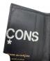 中古・古着 COMME des GARCONS (コムデギャルソン) HUGE LOGO WALLET ブラック：15000円