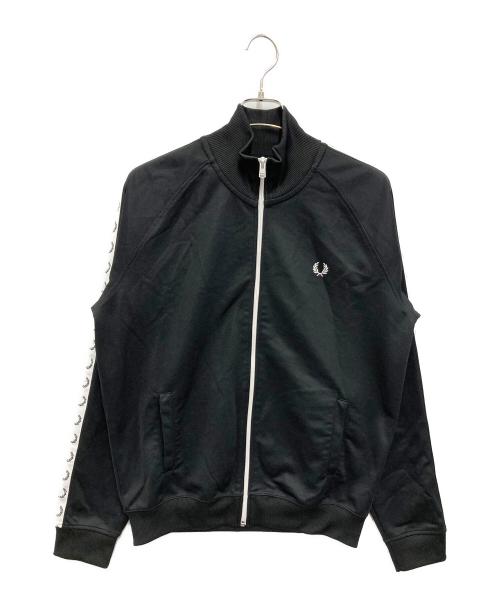 FRED PERRY（フレッドペリー）FRED PERRY (フレッドペリー) Taped Track Jacket ブラック サイズ:Lの古着・服飾アイテム