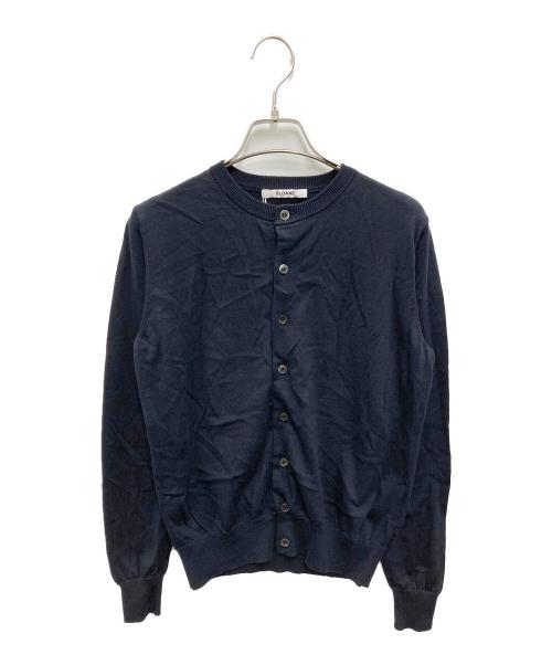 SLOANE（スローン）SLOANE (スローン) 14G天竺 コットン クルーネックカーディガン ネイビー サイズ:1の古着・服飾アイテム