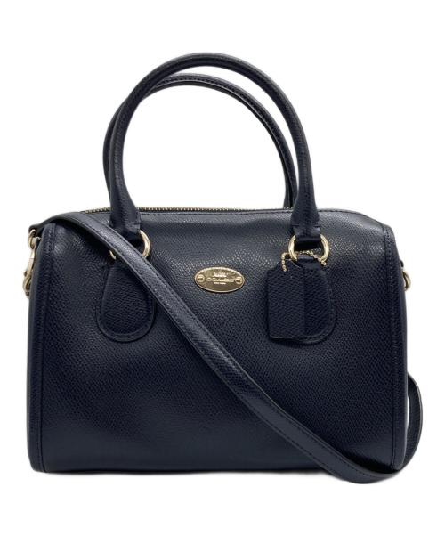 COACH（コーチ）COACH (コーチ) 2WAYショルダーバッグ ネイビーの古着・服飾アイテム