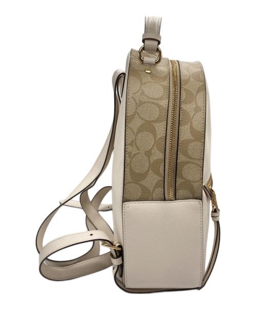 COACH（コーチ）COACH (コーチ) リュック アイボリー×ベージュの古着・服飾アイテム