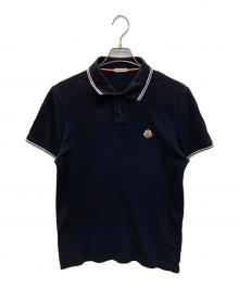 MONCLER（モンクレール）の古着「ロゴワッペンポロシャツ」｜ネイビー